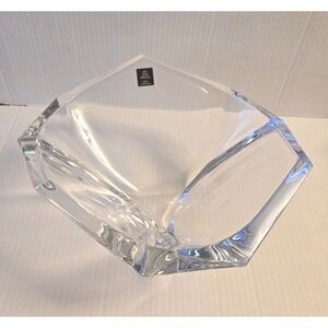 Rogaska "The Prism Collection" 4-Point Crystal Bowl - 24% Lead Crystal, Slovenia
